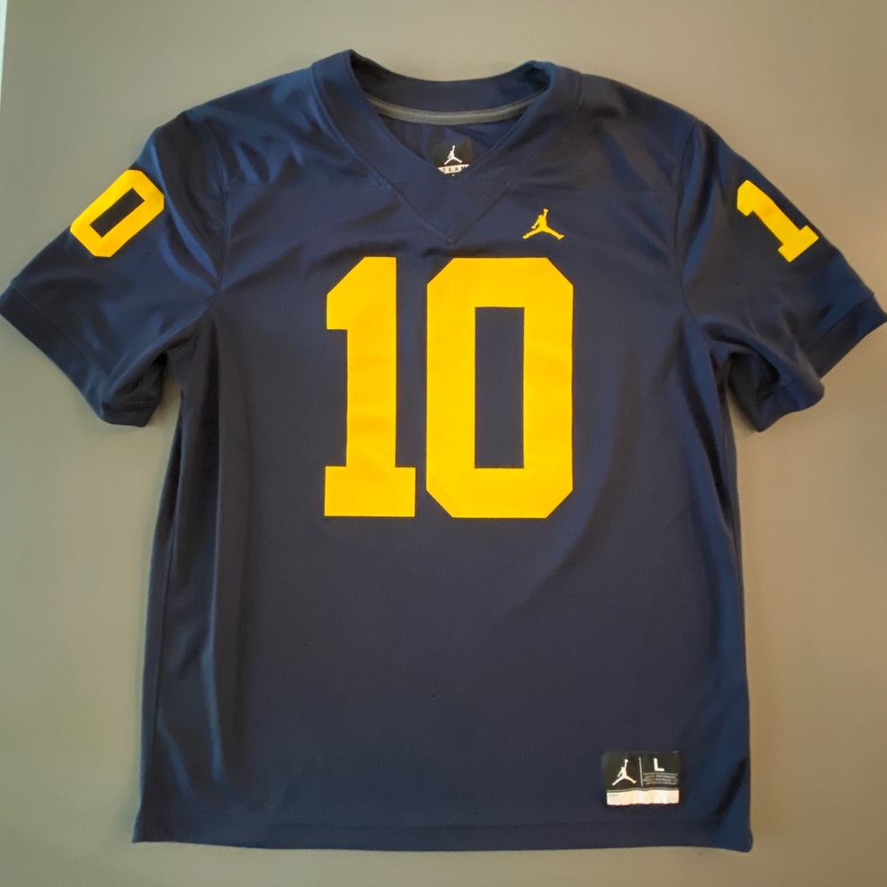 Nike Jordan Tom Brady Michigan Wolverines Team Jersey - Size L